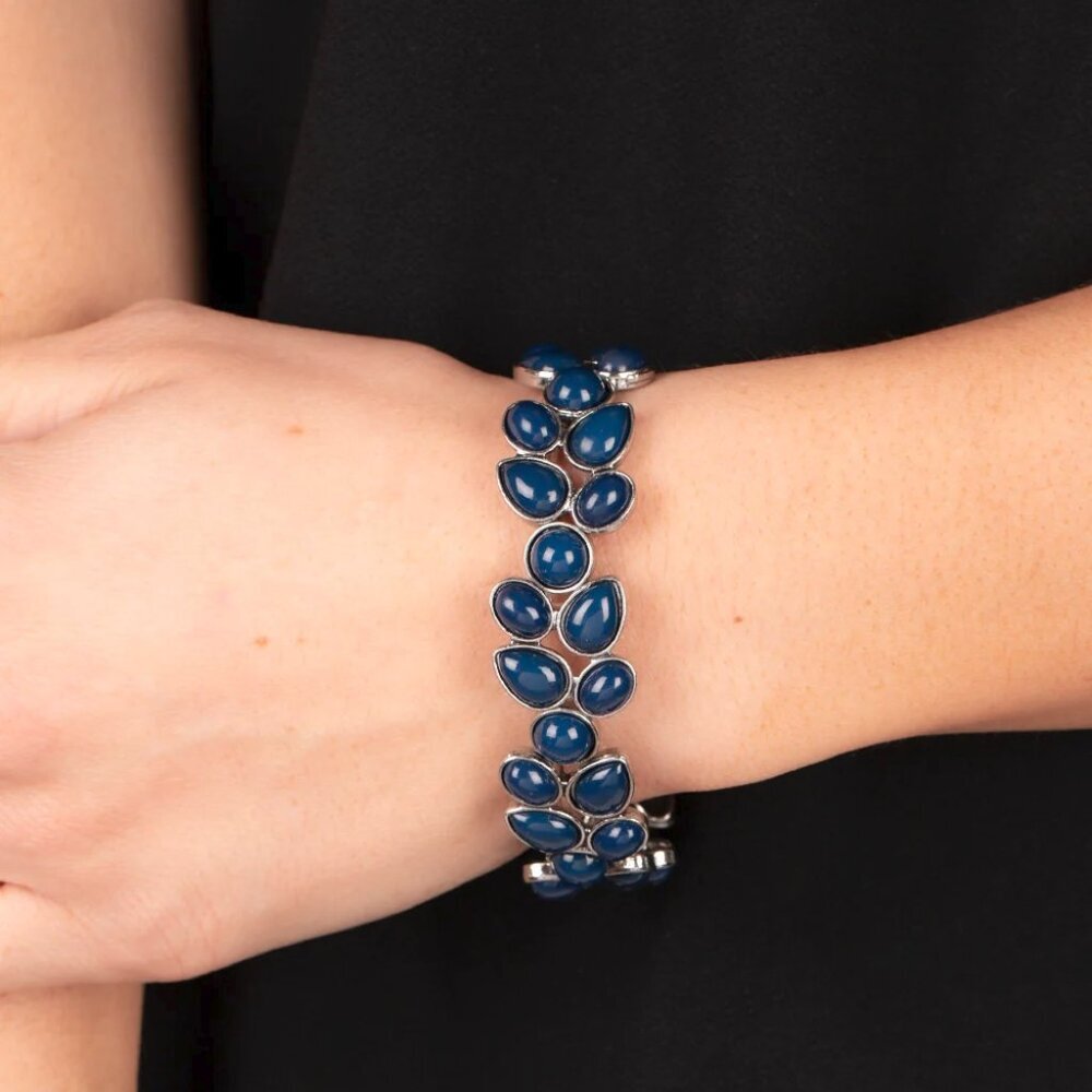 Paparazzi Jewelry - Marina Romance - Blue Bracelet - Vintage
